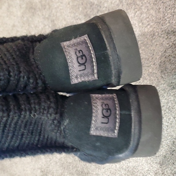 Ugg Australia Women Sweater Cardi Boots shoes sz 8 - Picture 7 of 11